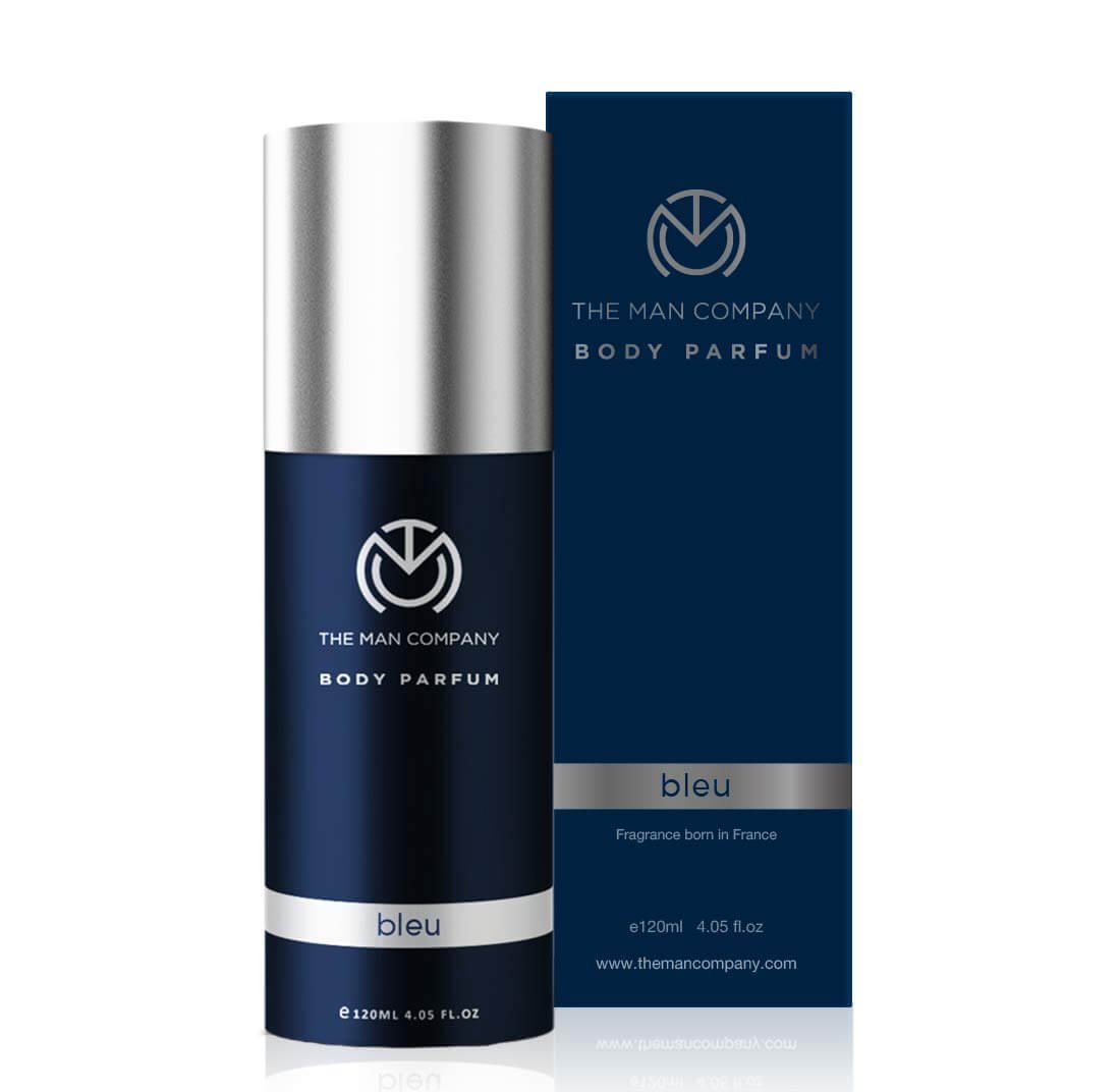 The Man Company Body Perfume For Men - Bleu | No Gas Deodorant | Long Lasting Fragrance - 120ml